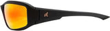 Edge Eyewear XDAP419 Dawson Safety Glasses Black Frame
