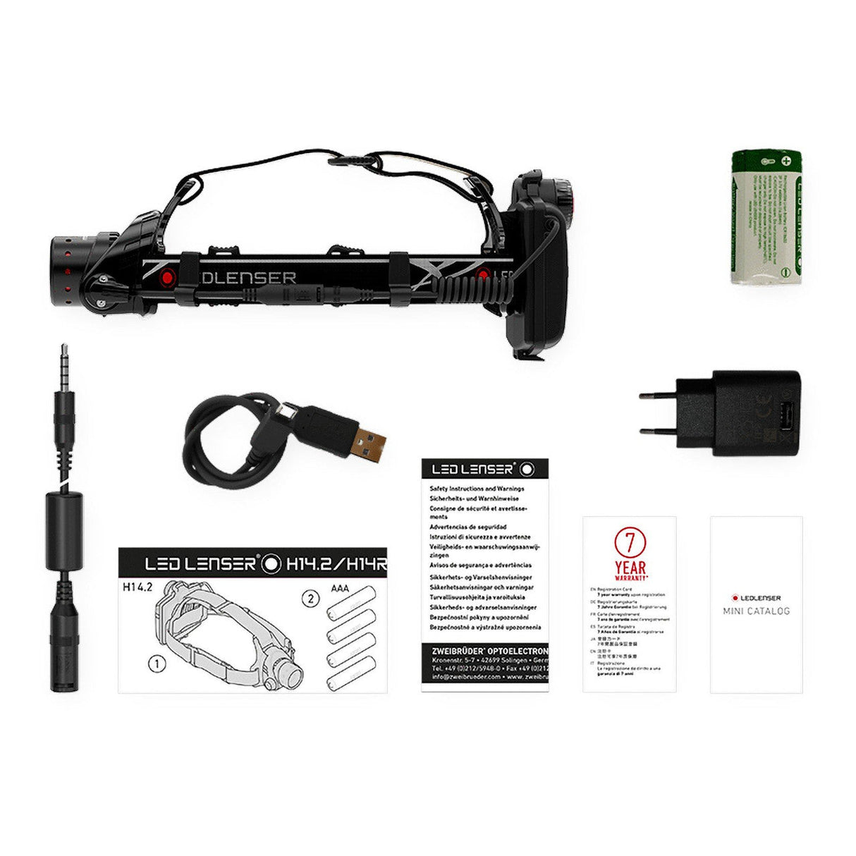 Led Lenser H14R.2 Rechargeable Headlamp