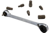 VIM Tools VHC77 77-Piece Half Cut Stubby Bit Set