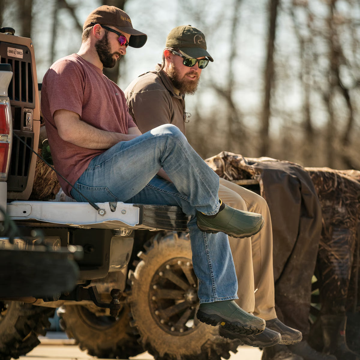LaCrosse 612440 Men's Alpha Muddy 4.5" Rubber Boots Green