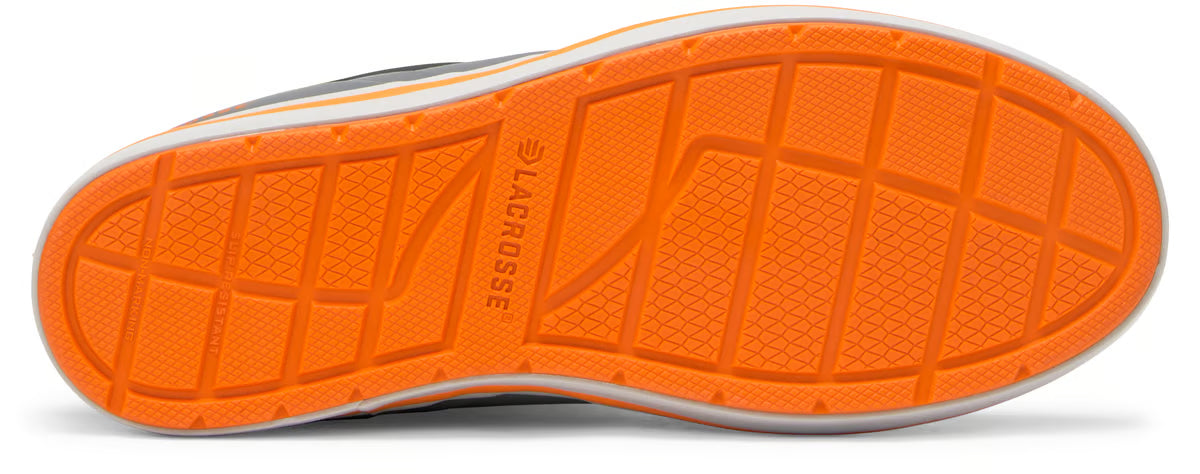 Lacrosse 621200 Men's Alpha Deck Boot Gray/Orange