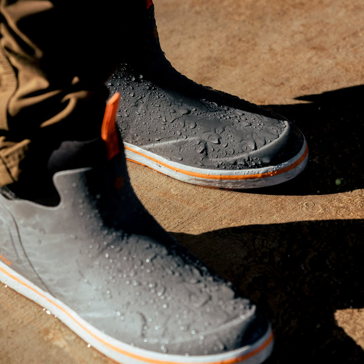 Lacrosse 621200 Men's Alpha Deck Boot Gray/Orange