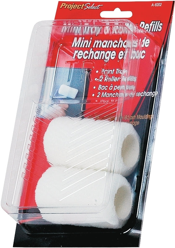 Linzer A8202 Project Select Red Series 3 Piece 3" Roller & Tray Set