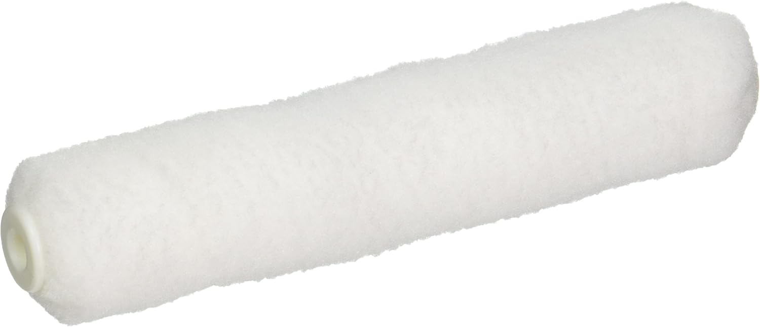 Linzer MR 101-2 0600 6" Pro Edge White Woven Smooth Mini Roller Cover 3/8" Nap
