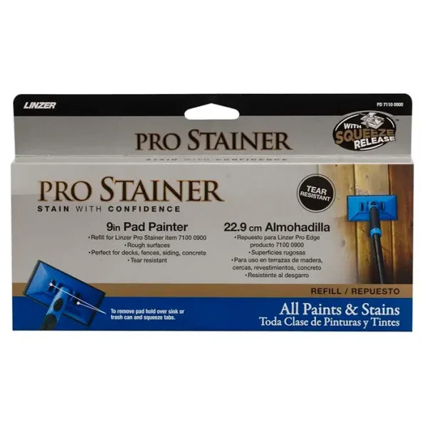 Linzer PD 7110 0900 9" Pro Stainer Pad Painter