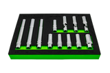 VIM Tools MSPM100 12 Piece Magnetic Spark Plug Socket Set