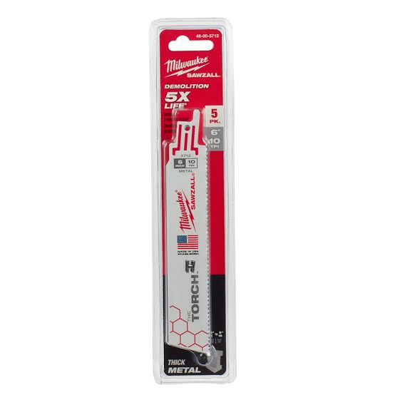 Milwaukee SAWZALL Reciprocating Saw Blade – 48-00-5712