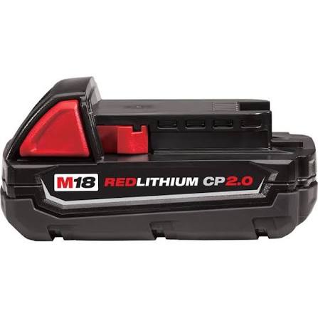 Milwaukee M18 REDLITHIUM 2.0 Compact Battery – 48-11-1820