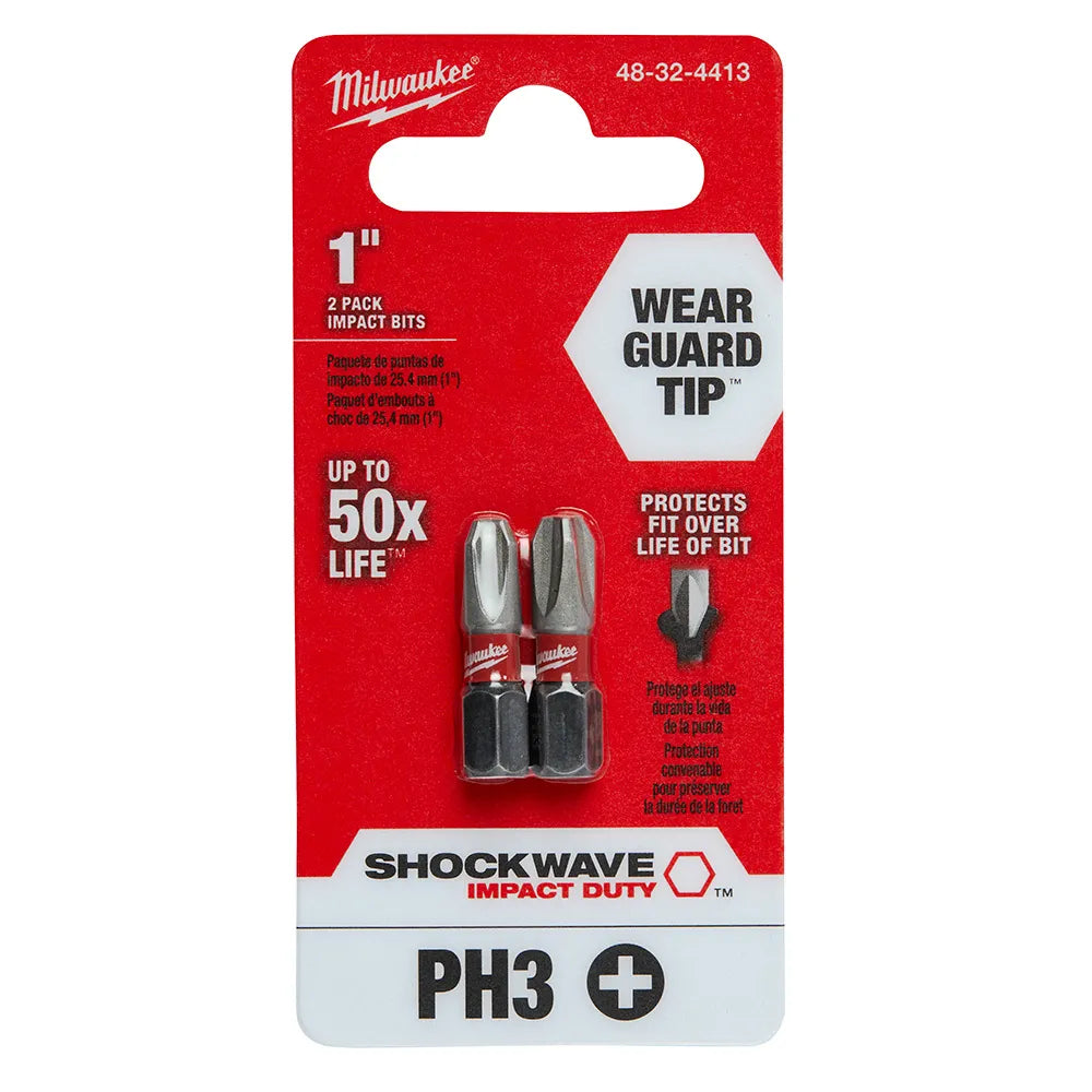 Milwaukee SHOCKWAVE Impact Duty Driver Bit / Accessory – 48-32-4413