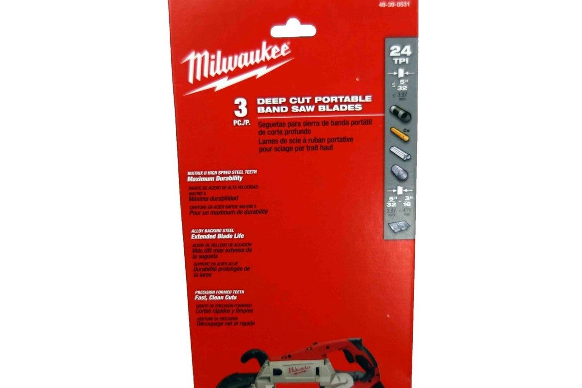 Milwaukee Portable Band Saw Blade – 48-39-0531