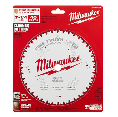 Milwaukee Circular Saw Blade – 48-40-0726