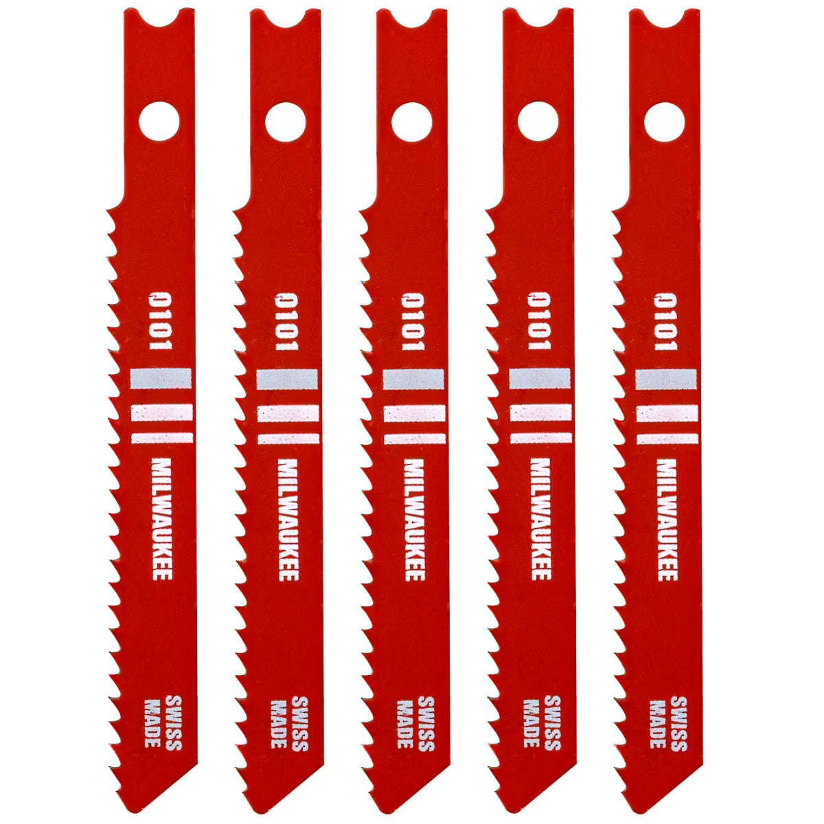 Milwaukee 2-3/4 in. 14 TPI U-Shank High-Speed Steel Jig Saw Blades 5PK – 48-42-0101