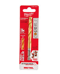 Milwaukee SHOCKWAVE RED HELIX Titanium Drill Bit – 48-89-4619