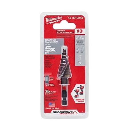 Milwaukee Step Drill Bit – 48-89-9243