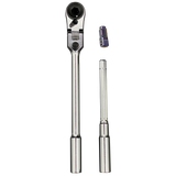 VIM Tools RFB400K 3 Piece 1/4 Mini Flex Bit/Socket Ratchet T-Handle