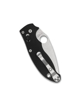 Spyderco C101GPBBK2 Manix2 Black G-10 Black Blade Plainedge Knife
