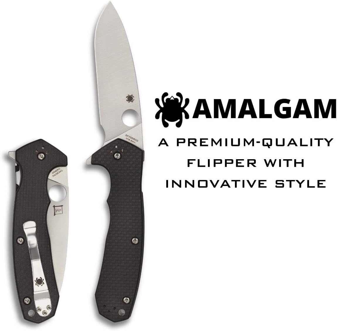 Spyderco C234CFP Amalgam Premium Flipper Knife