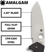 Spyderco C234CFP Amalgam Premium Flipper Knife