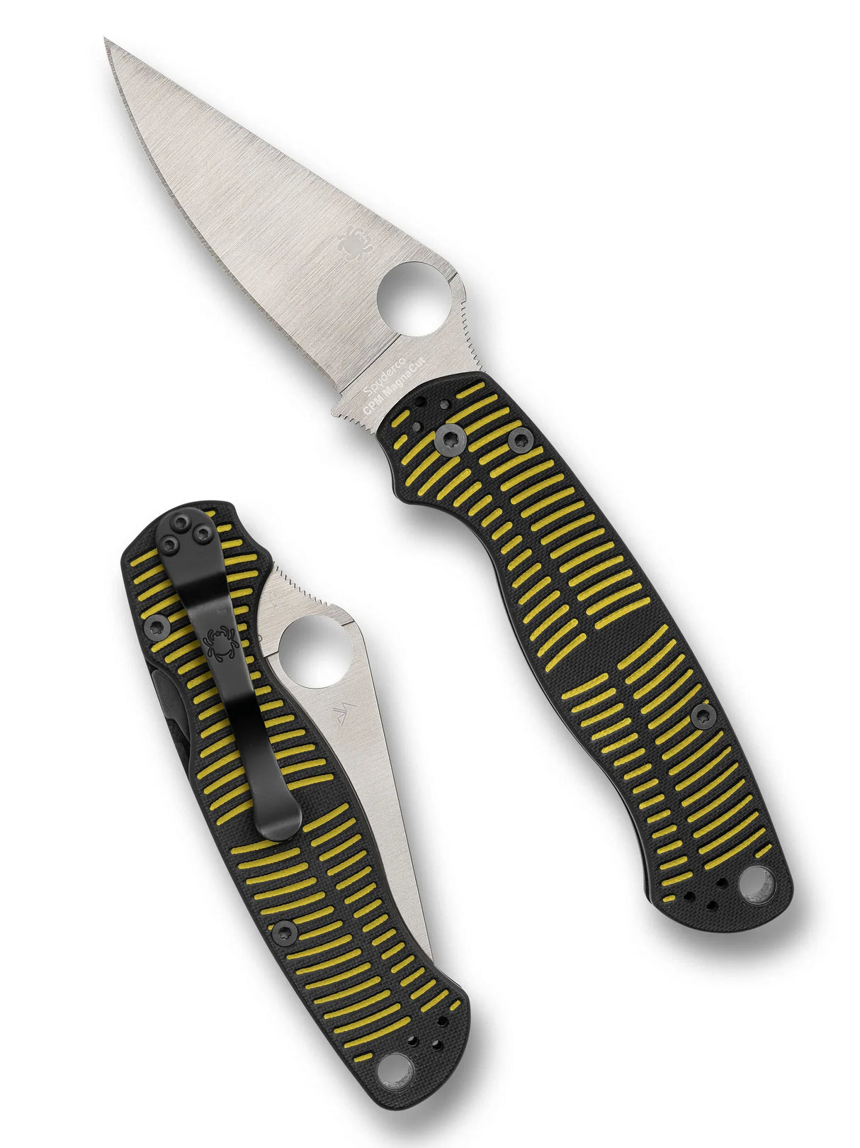 Spyderco C81GBKYLMCP2 Para Military  2 Salt  CPM  MagnaCut PlainEdge