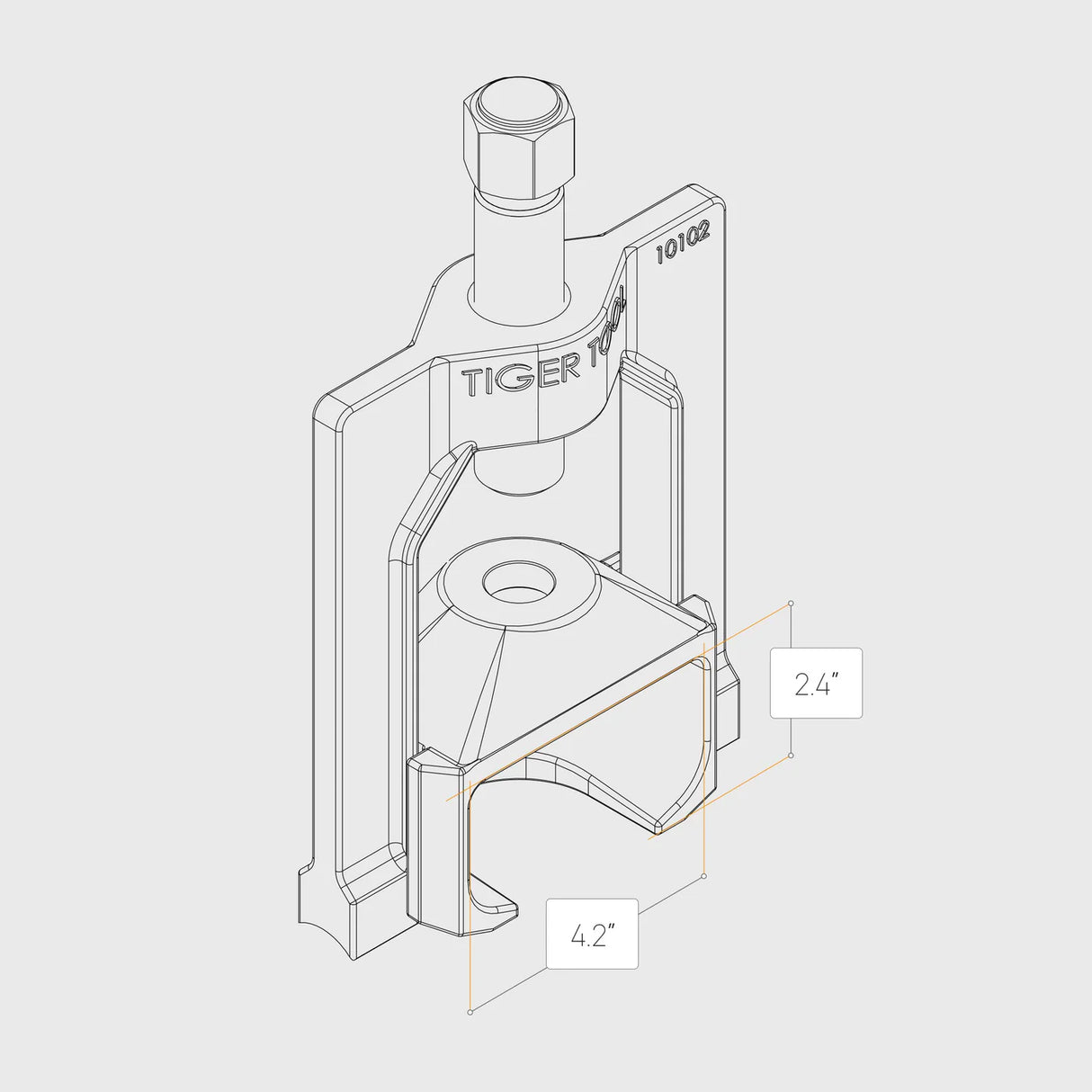 Tiger Tools 10102 Commercial U-Joint Puller