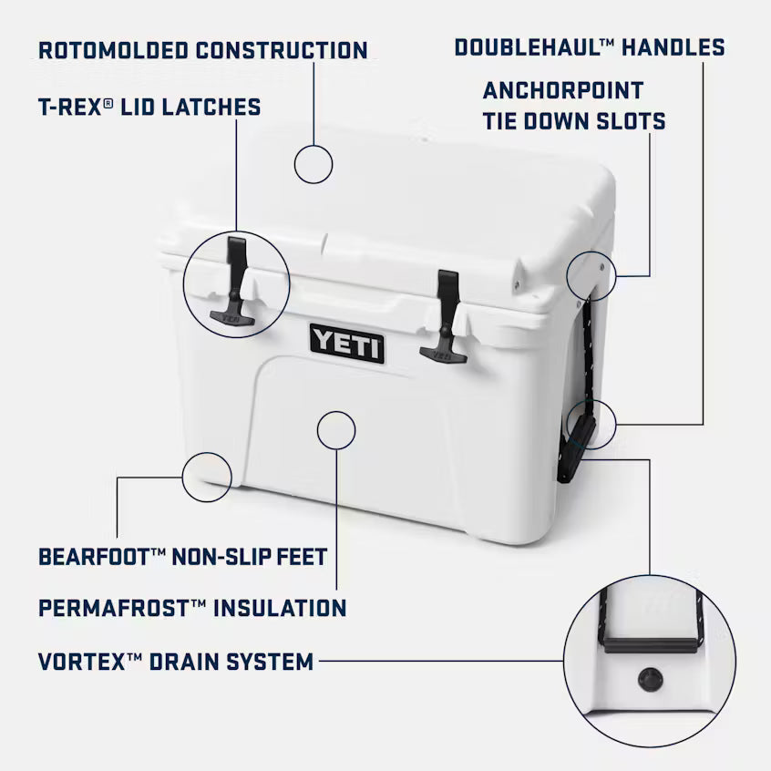 Yeti Tundra 35 Hard Cooler White