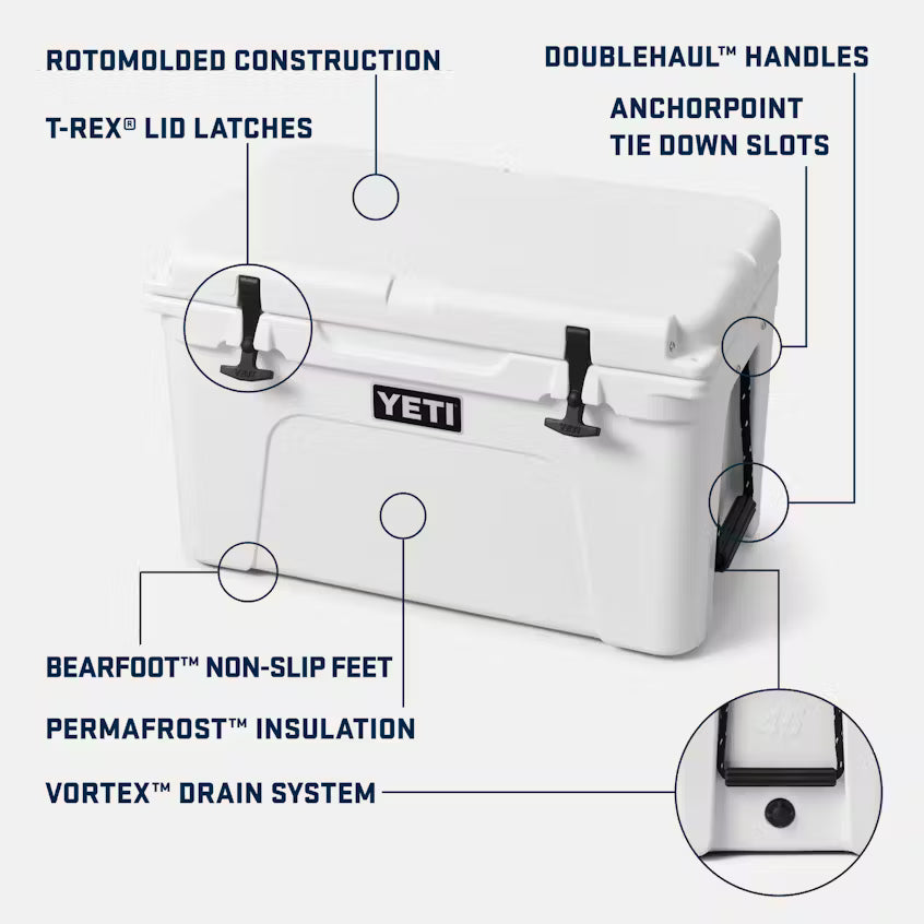 Yeti Tundra 45 Hard Cooler White