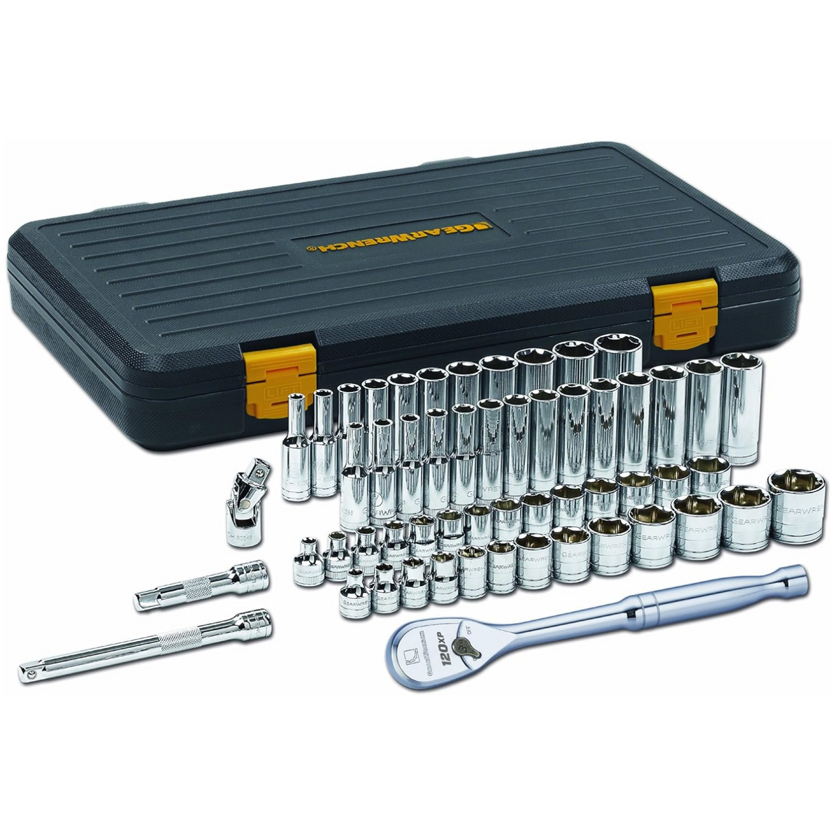 GEARWRENCH 80550P 56 Piece 3/8" Drive 6 Pt 120XP