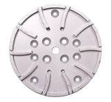 10" Grinding Wheel Diamond 10 Segments Concrete Floor Grinder Disc Blade for Leveling, Coating Removal, and Surface Prep