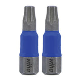 Wiha 70020 TerminatorBlue Impact Bit Torx T25 - 1 Inch - 2 Pack