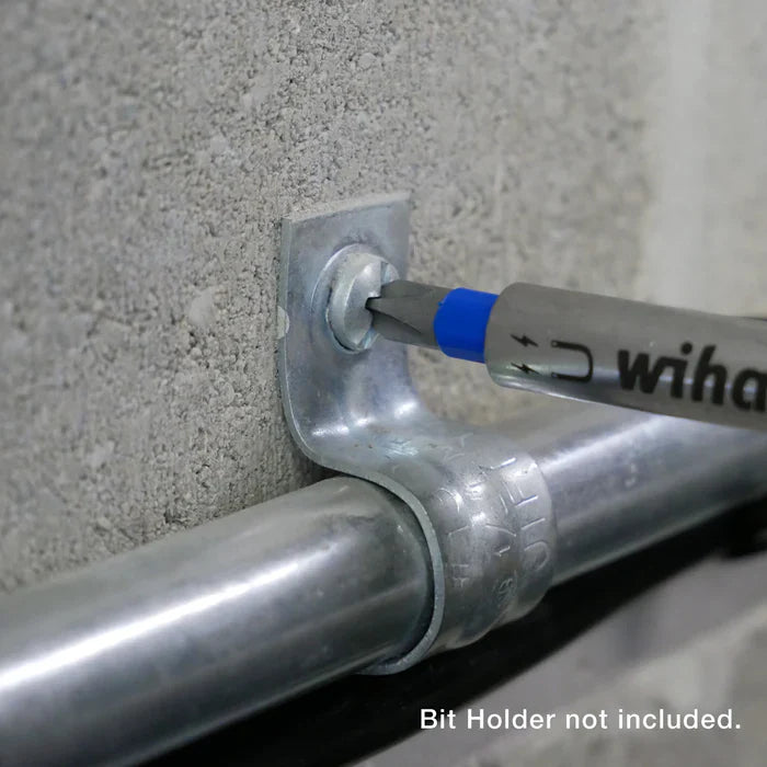 Wiha 70025 TerminatorBlue Impact Bit Square #2 - 1 Inch - 2 Pack