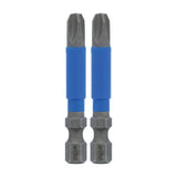 Wiha 70203 TerminatorBlue Impact Bit Phillips #3 - 2 Inch - 2 Pack