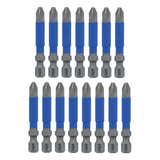 Wiha 70242 TerminatorBlue Impact Bit Phillips #2 - 2 Inch - 15 Pack