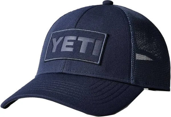 Yeti Core Patch Trucker Hat Navy on Navy