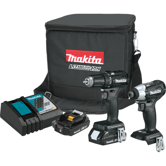 18-Volt LXT Sub-Compact Brushless 2-Piece Combo Kit (Driver-Drill/Impact Driver) 2.0Ah with bonus 18V 5.0Ah LXT Battery