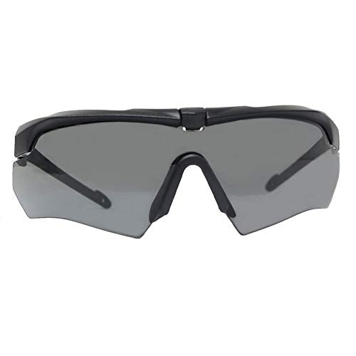 ESS Crossbow Suppressor 2X Ballistic Eyeshield Kit – Black Frames / Clear & Smoke Gray Lenses (EE9007-03)