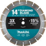 14" Diamond Blade, Segmented, General Purpose, Contractor 3/pk