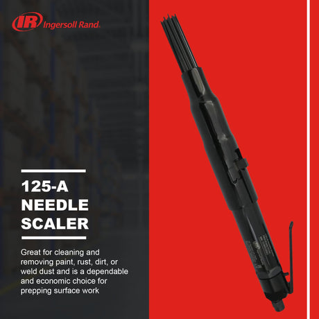 Ingersoll Rand 125-A Air Needle Scaler 4800 BPM 1-1/8" Stroke