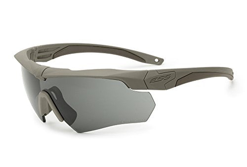 ESS Crossbow ONE Ballistic Eyeshield – Terrain Tan Frame with Smoke Gray Lens (EE9007-01)