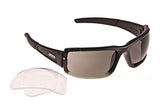 ESS CDI MAX Ballistic Sunglasses – Black Frame / Clear & Smoke Gray Lenses (740-0297)
