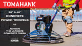 46" Concrete Power Trowel 14HP Kohler Float Pan Screed Edge Cement Finishing Tool