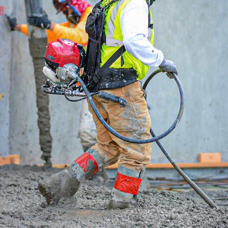 16 ft Concrete Vibrator Flexible Shaft Hose and Head