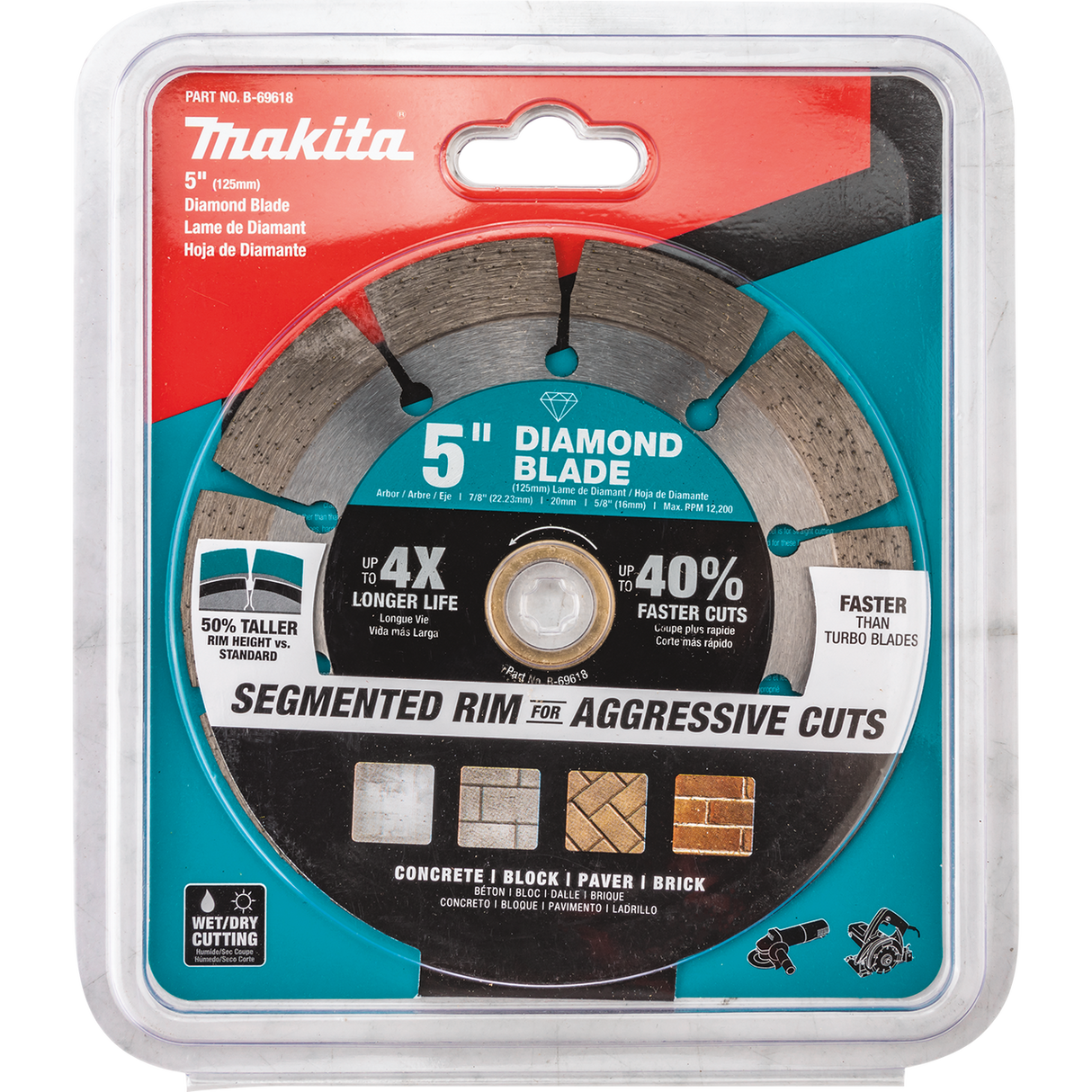 5" Diamond Blade, Segmented, General Purpose