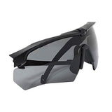ESS Crossbow Suppressor 2X Ballistic Eyeshield Kit – Black Frames / Clear & Smoke Gray Lenses (EE9007-03)