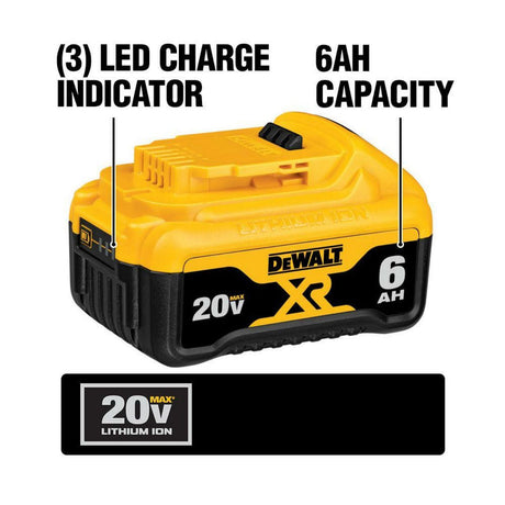 20V MAX PREMIUM XR 6.0AH LITHIUM ION BATTERY PACK