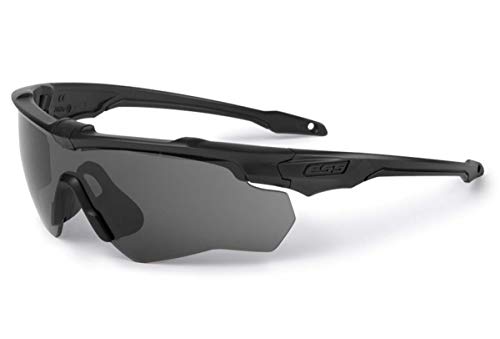 ESS Crossblade ONE Ballistic Eyeshield – Black Frame with Smoke Gray Lens (EE9032-08)