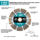 4‑1/2" Diamond Blade, Segmented, General Purpose