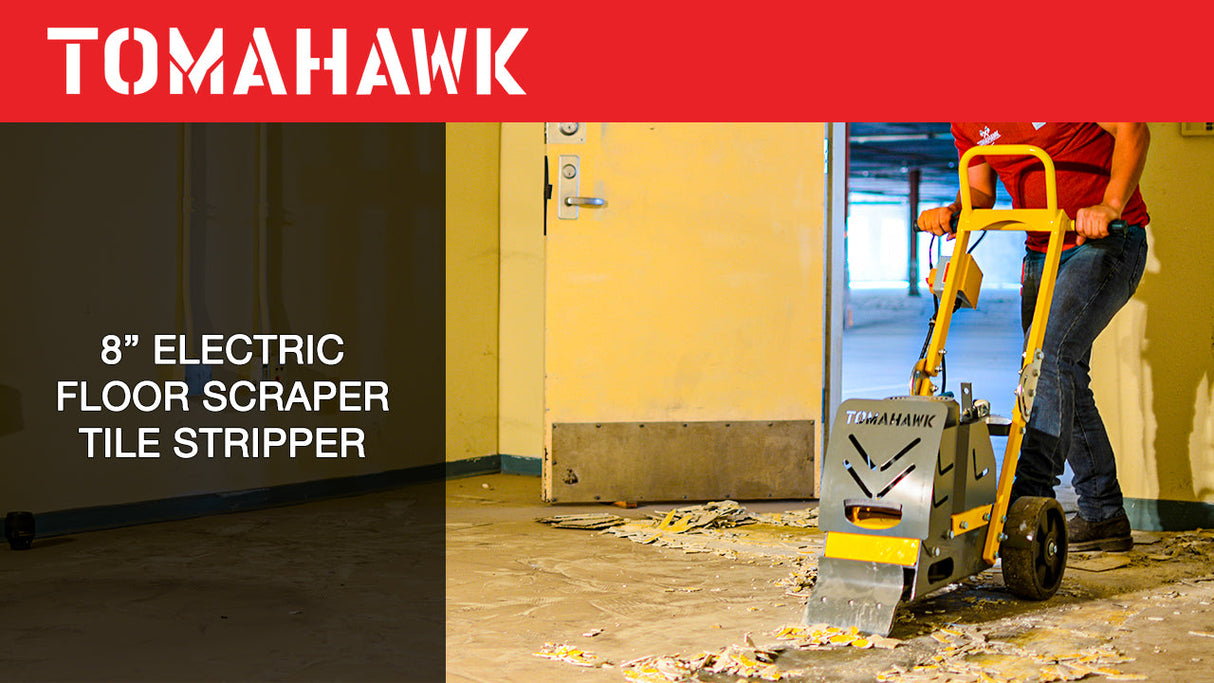 Electric Floor Scraper Vinyl Stripper Carpet Wood Floor Remover