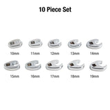 Sunex 9710M 3/8 Drive 10 Piece Metric Flare Nut Crowfoot Wrench