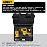 DEWALT DCH481X2 60V MAX 1-9/16"" Brushless SDS MAX Rotary Hammer Kit