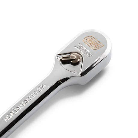 GEARWRENCH 81269XP 3/8" Drive 120XP Full Polish Chrome Extra Long Handle Teardrop Ratchet